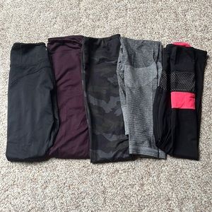 Bundle of 5 leggings